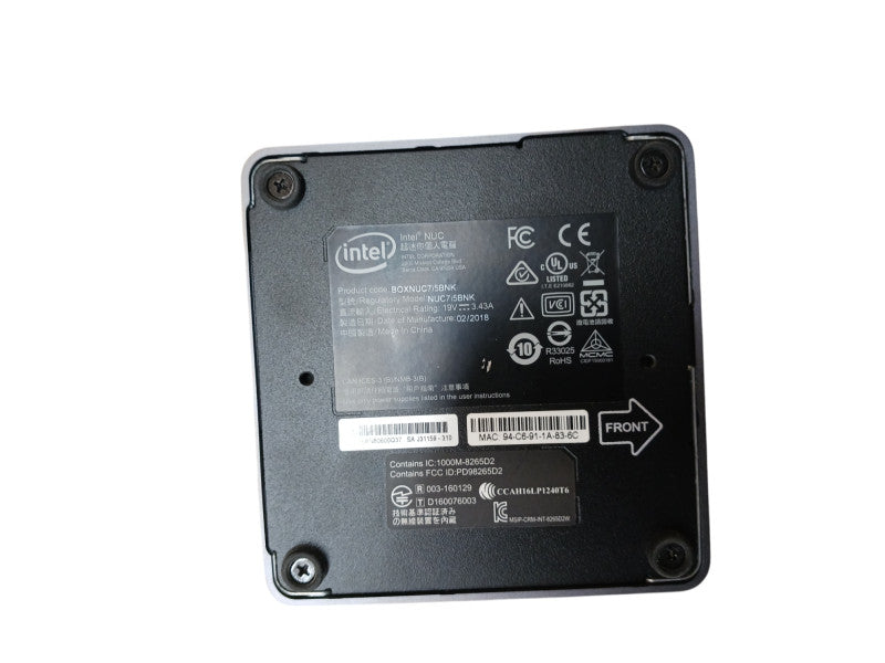Intel NUC NUC7i5BNK i5-7260U @ 2.2Ghz 8GB RAM USFF Desktop