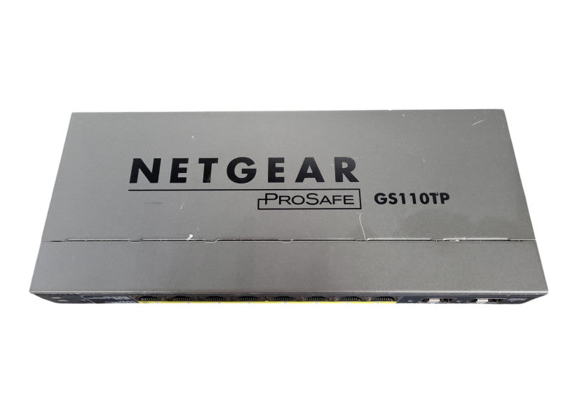 NETGEAR ProSafe GS110TP 8 Ports POE Gigabit Ethernet Switch !