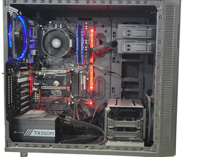 Custom/Gigabyte GA-AB350-Gaming 3 with AMD Ryzen 5 1600 Six-Core 16GB RAM _
