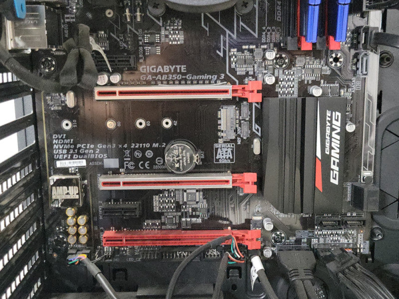 Custom/Gigabyte GA-AB350-Gaming 3 with AMD Ryzen 5 1600 Six-Core 16GB RAM _