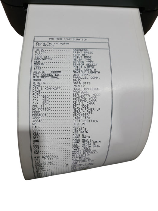 Zebra GK420d Thermal Label Printer | GK42-202510-000