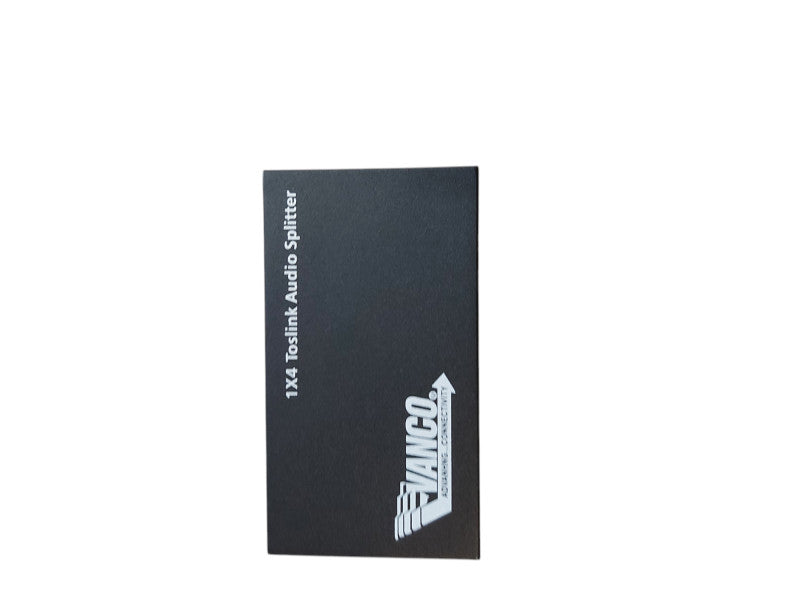 VANCO 1x4 Toslink Audio Splitter PN 280584
