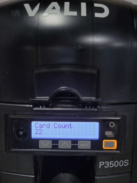 VALID PX10 P3500S Simplex ID Card Printer, Only 22 Card Count _