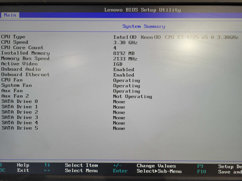 Lenovo ThinkServer TS150 Workstation, Xeon E3-1225 V5 3.3GHz, 8GB RAM !