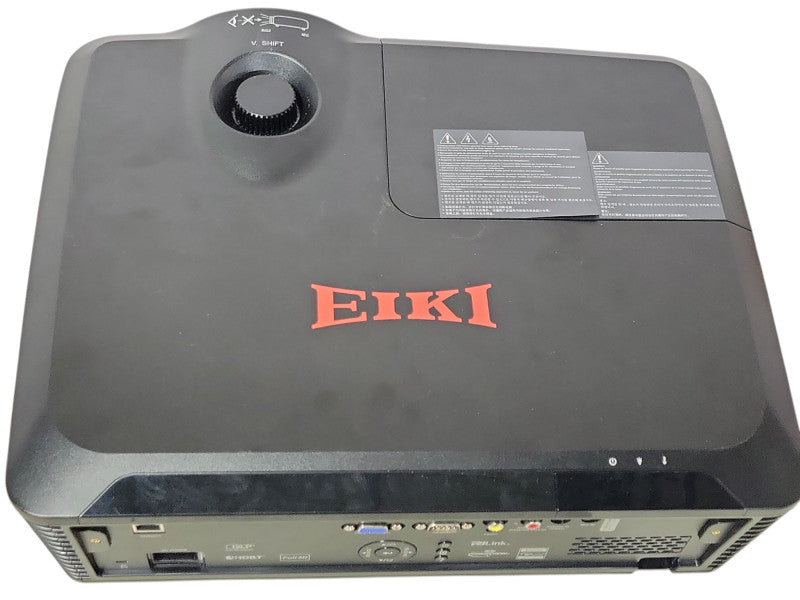 EIKI EK-600U Full 3D Projector 6000 Lumens WUXGA w/ Remote, No Lens, READ _