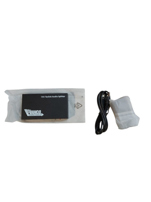 VANCO 1x4 Toslink Audio Splitter PN 28058