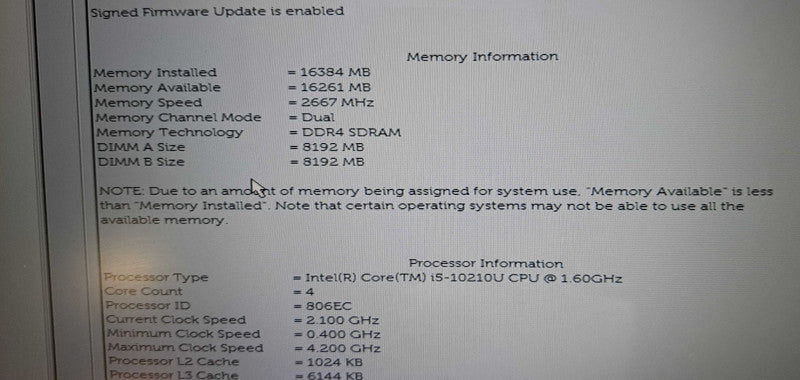 Latitude 5410 i5-10210U|16GB DDR4 RAM|256GB SSD|SEE BudLap