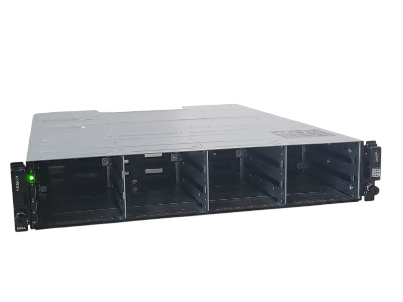 Dell MD3800f 12x 3.5" bays storage array w/ 2x PSU, No Controller/HDD/Tray _