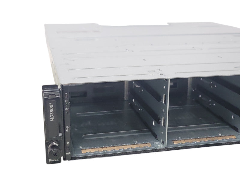 Dell MD3800f 12x 3.5" bays storage array w/ 2x PSU, No Controller/HDD/Tray _