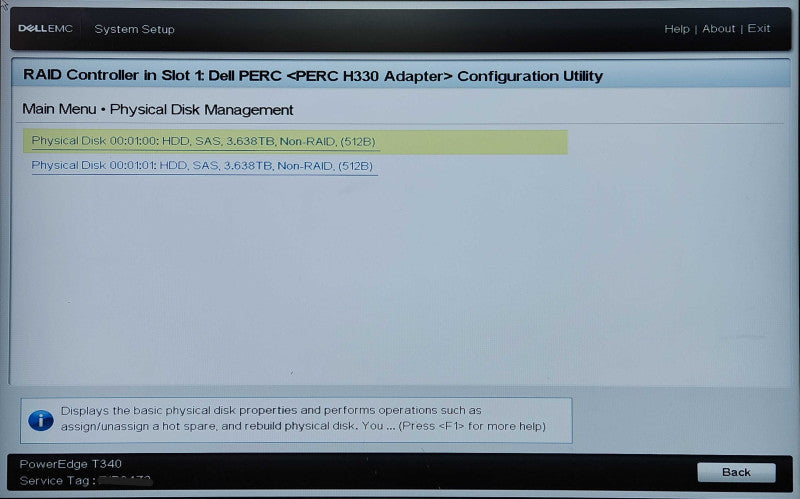 Dell PE T340 8x3.5", Xeon E-2174G, 32GB DDR4, 2x 4TB SAS, H330, 2x 495W PSU