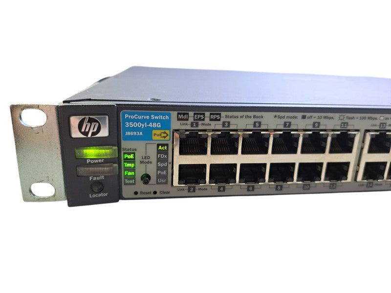 HP ProCurve 3500yl-48G J8693A | 48-Port Gigabit  PoE Network Switch