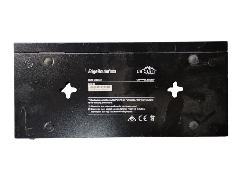 Ubiquiti EdgeRouter LITE (ERLite-3), Factory Reset