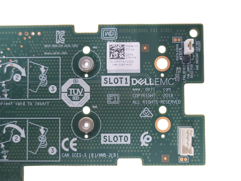 Dell EMC 07HYY4 M.2 2-bay Server Storage Card High Profile Bracket _
