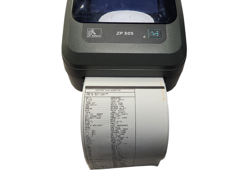 Zebra ZP505 Thermal Label Printer w/ Power Supply Base ZP505-0503-0020 $