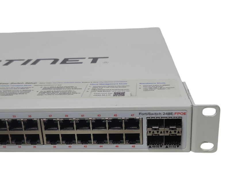 Fortinet FortiSwitch 248E-FPOE Managed L2 Gigabit Ethernet Switch _