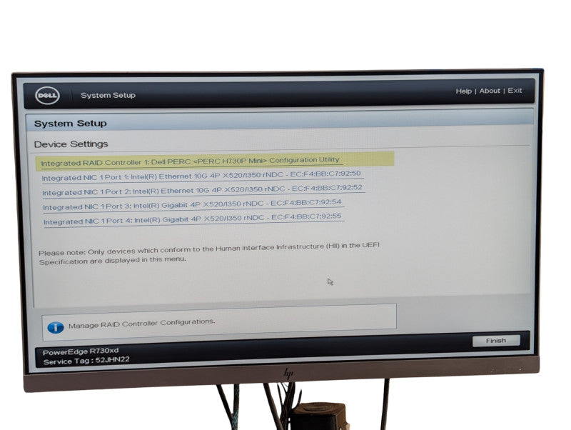 DELL PowerEdge R730xd Intel Xeon E5-2623 v3 32GB RAM H730P mini RAID  -