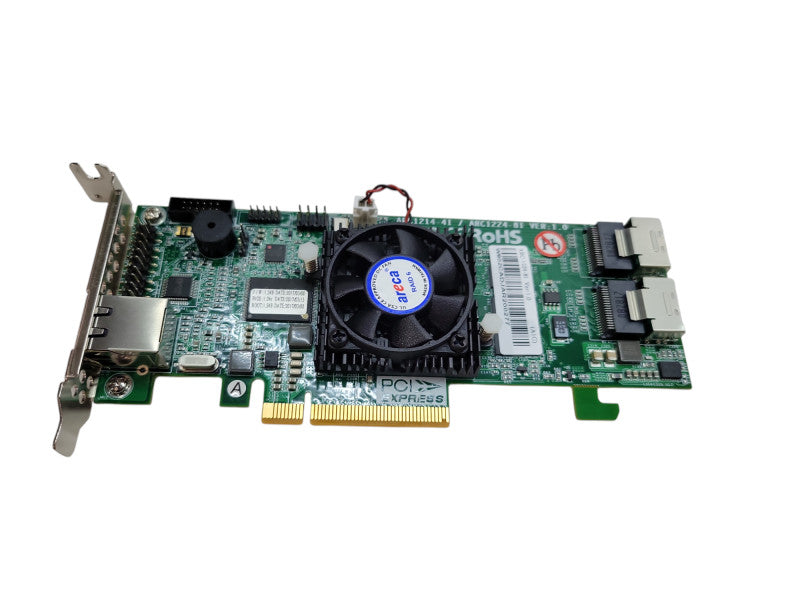 Areca ARC-1224-8I 6Gb/s SAS SATA PCI-e 2.0 x8 Low Profile  Q%