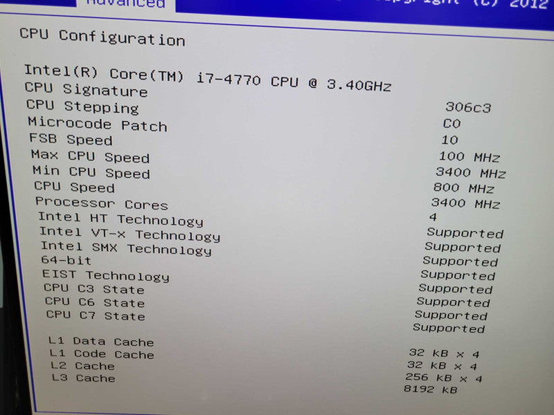 Intel Core i7-4770 - Supermicro X10SLQ-L 16GB DDR3 + I/O Plate %\t %