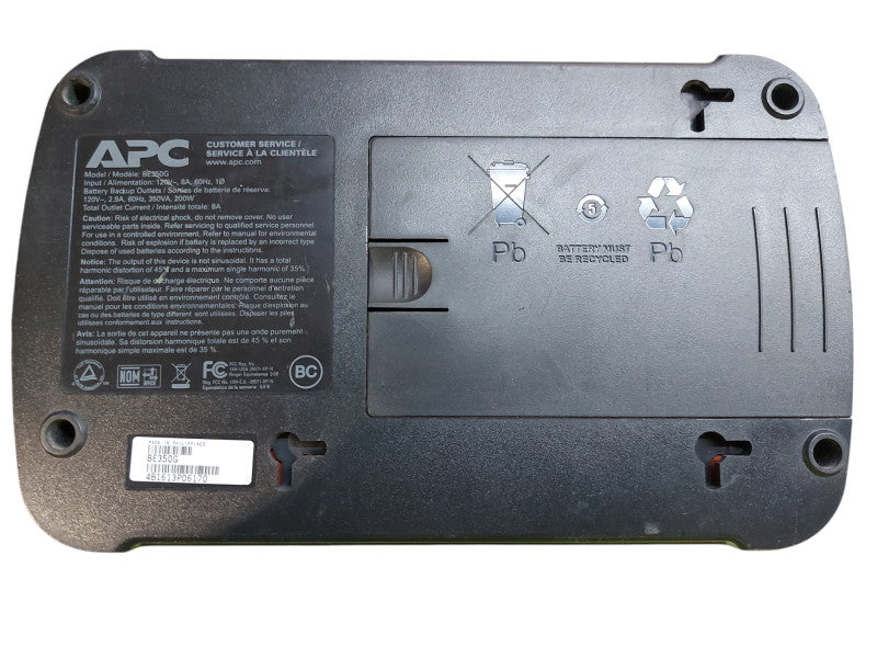 APC BE350G Back UPS 350, 350VA 200W, 6 Outlet Surge Protection