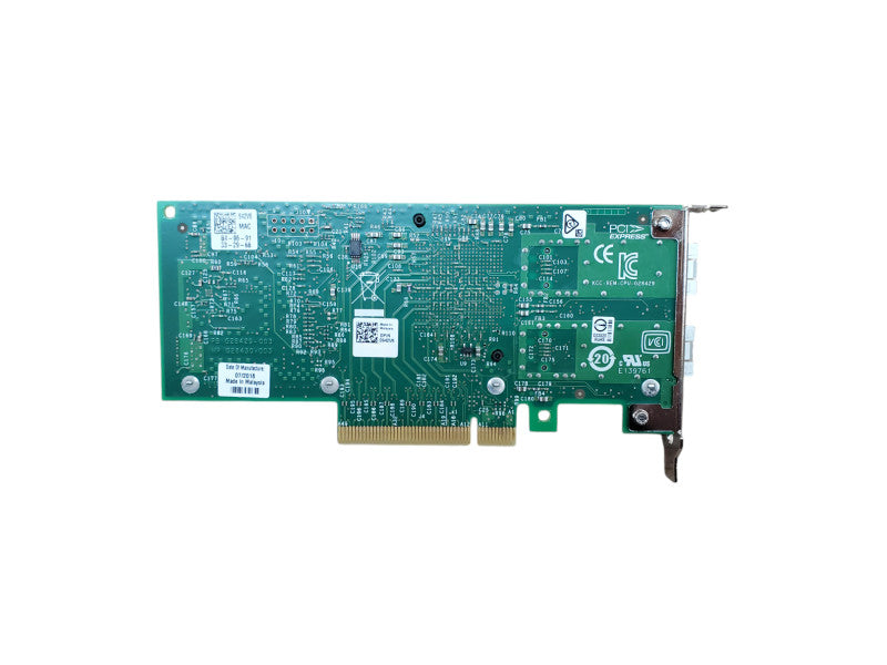 Intel X520-DA2/Dell 0942V6 2-Port 10G SFP+ PCIe Low Profile Server Adapter