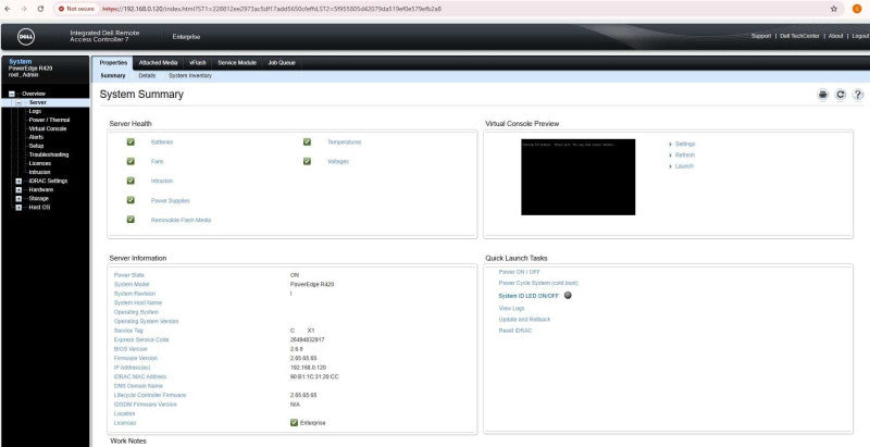 Dell PE R420 2x Xeon E5-2420 1.90GHz, 64GB, H710p Mini, 2x 2TB HDDs, 2x PSU _