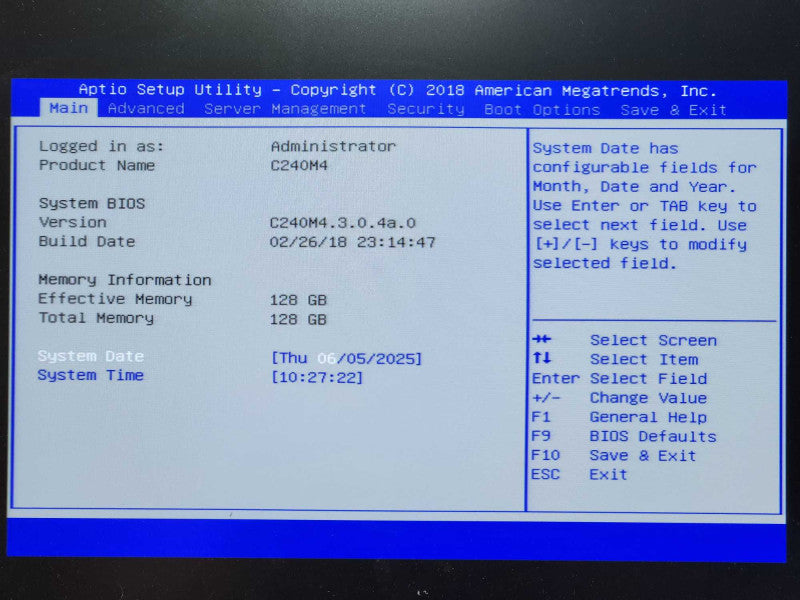 Cisco UCS C240 M4 2U 24x2.5", 2x Xeon E5-2683 v4, 128GB DDR4, 2x 1.8TB SAS