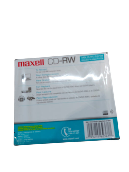 MAXELL CD-RW 10 PK 700MB - Brand New Sealed Box