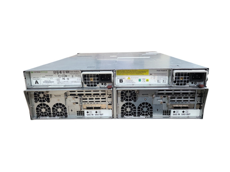 HPE Nimble Storage ES1 w/ 2x Expansion Shelf I/O Module, 2x 1200W PSU