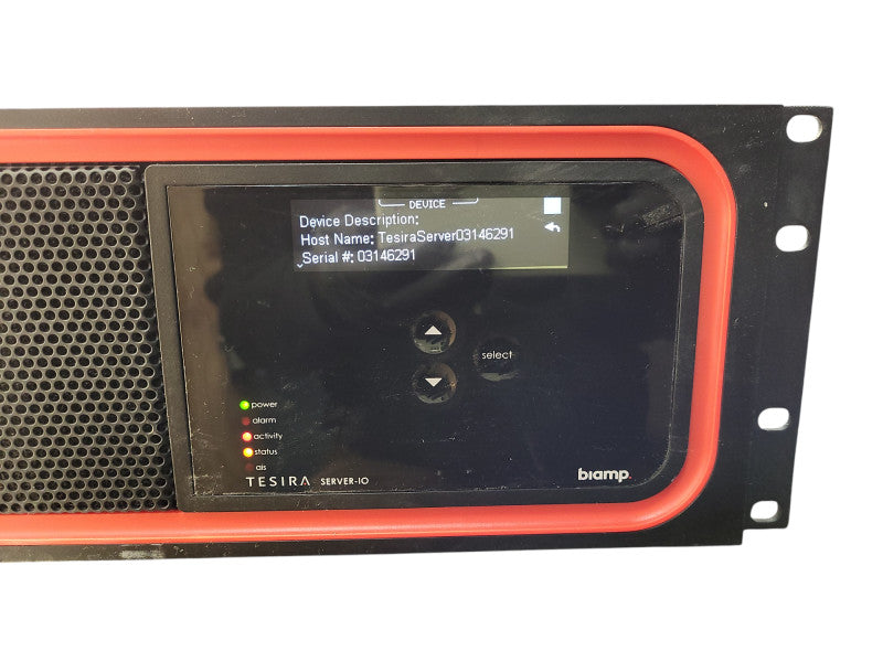 USED BIAMP TESIRA SERVER-IO Digital Audio Server READ $