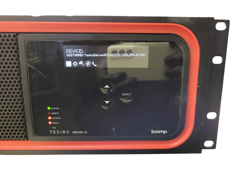 USED BIAMP TESIRA SERVER-IO Digital Audio Server READ $