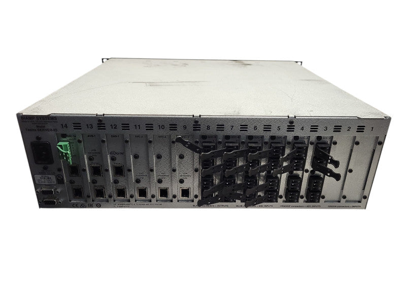 USED BIAMP TESIRA SERVER-IO Digital Audio Server READ $