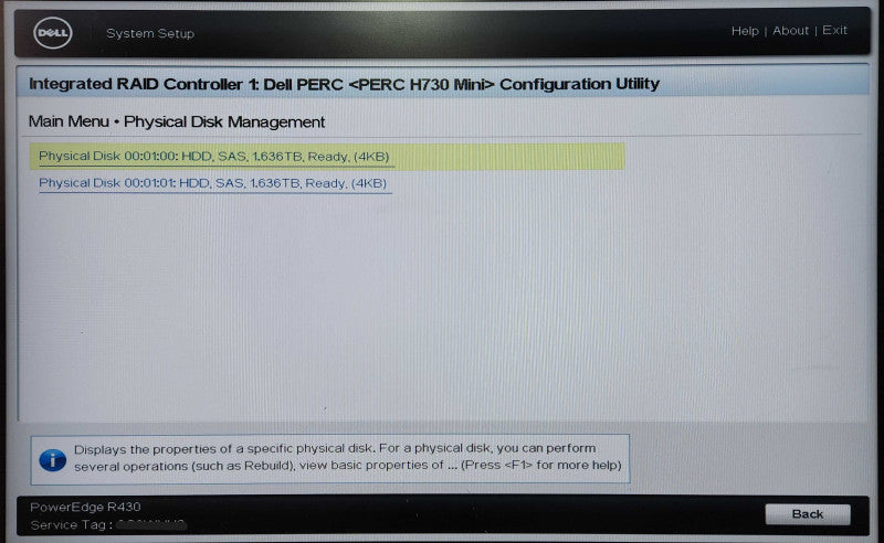 Dell PE R430 1U 8x2.5", Xeon E5-2620 v3, 32GB DDR4, H730 Mini, 2x 1.8TB SAS