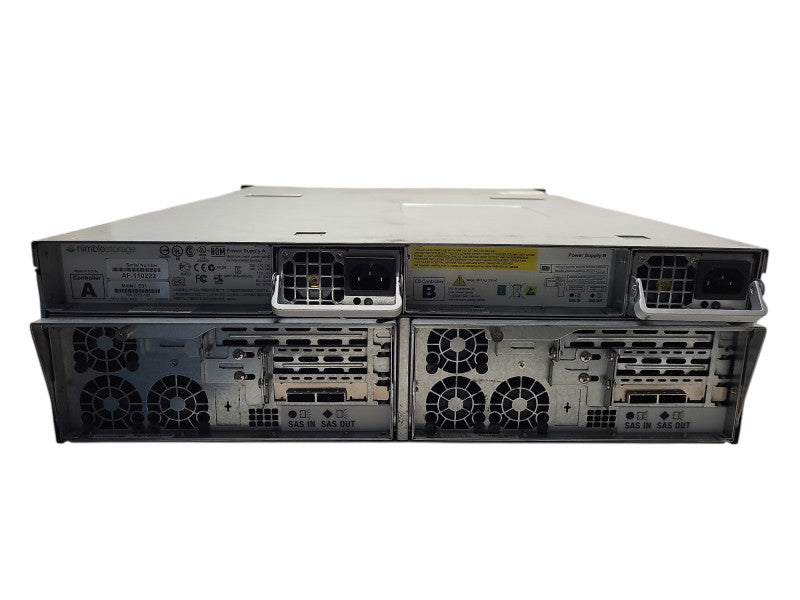 HPE Nimble Storage ES1 w/ 2x Expansion Shelf I/O Module, 2x 1200W PSU $