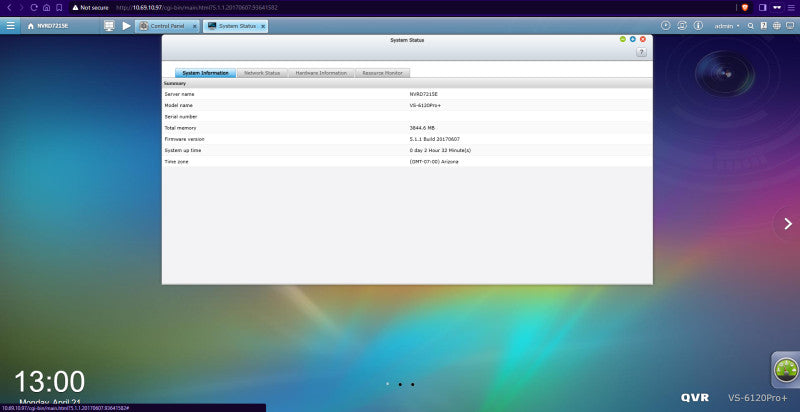 Qnap VS-6120 Pro+ 6-Bays NAS, 4x3TB & 2x 4TB HDDs