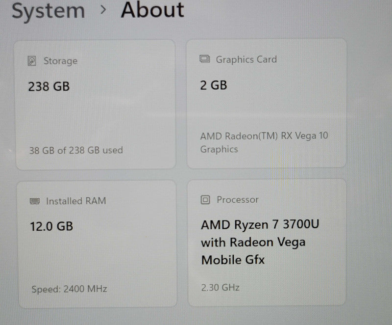 ASUS ZenBook 14 UM425 Ryzen 7 3700U 12GB RAM 256GB SSD TOUCH READ  β BudLap