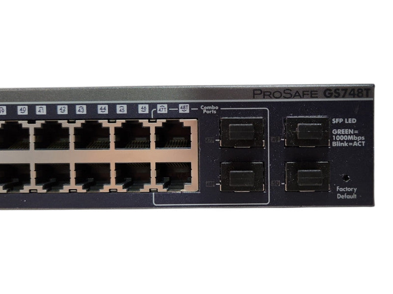 NETGEAR GS748T 48-Port Gigabit Ethernet Switch