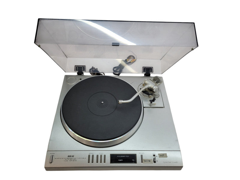 AKAI AP-Q70 QUARTZ SYNTHISIZER D.D. Auto-Return Turntable  %