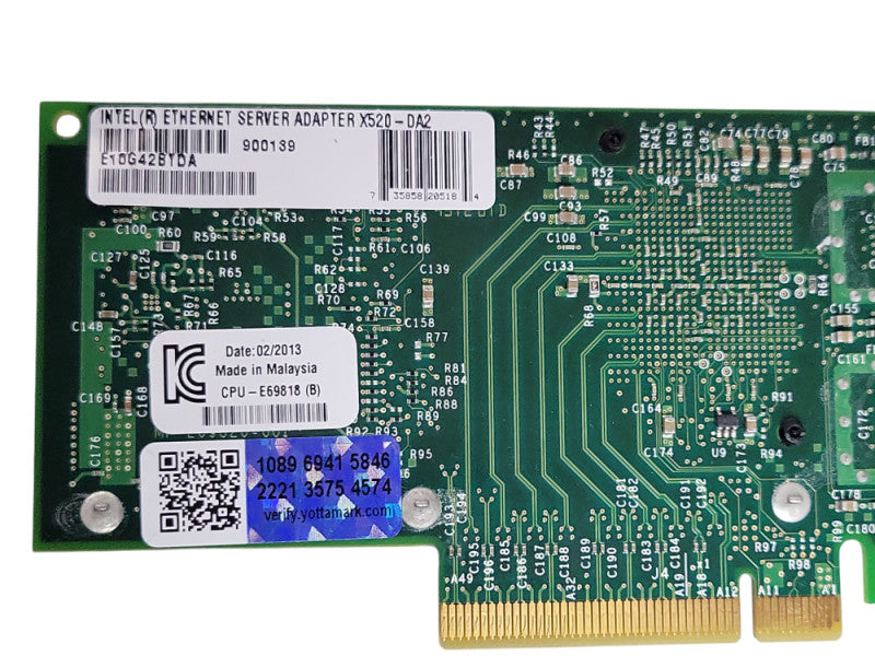 INTEL X520-DA2 Server Adapter 10 Gbps Dual Port E10G42BTDA _