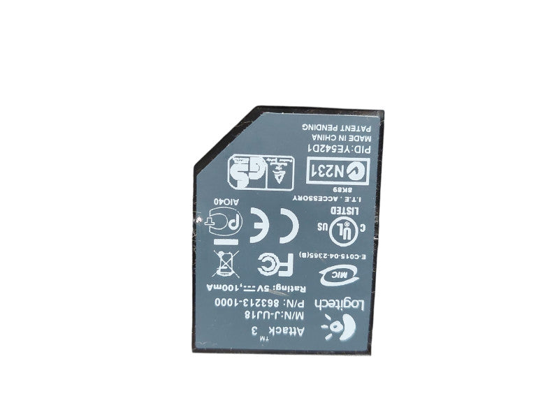 Logitech Attack 3 Joystick Controller Model: J-UJ18 =