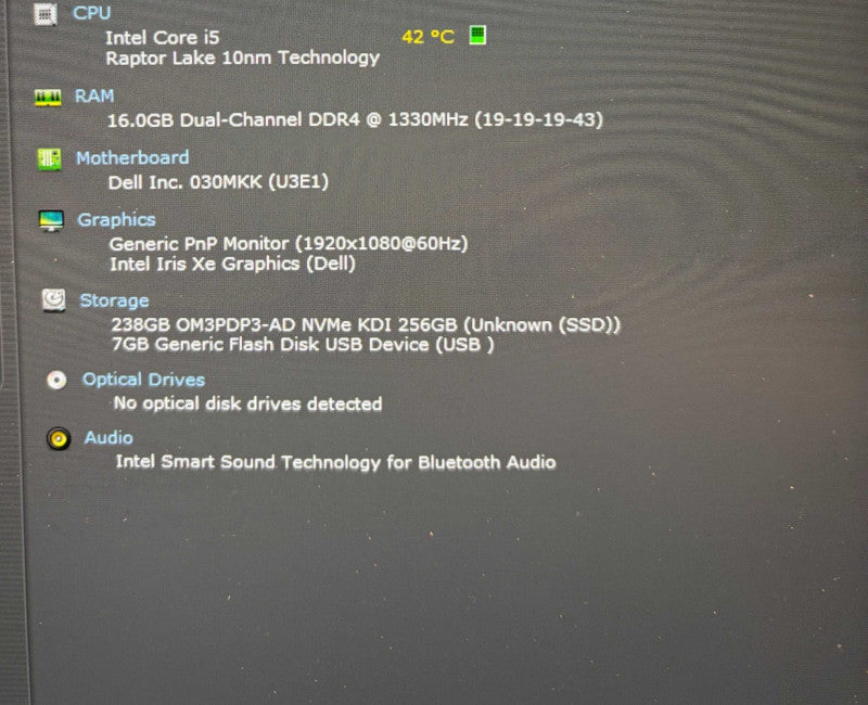 Dell Latitude 5440 TOUCH Core i5-1345U@1.6GHz 16GB RAM 256GB SSD READ
