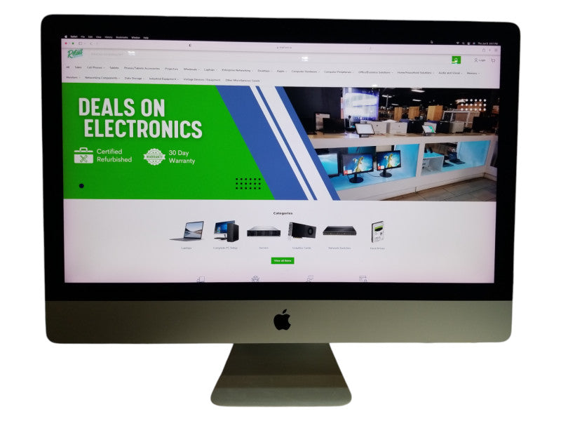 Apple iMac 27" Retina 5K 2015, i7-7600K CPU 4.0GHz 32GB RAM - 3TB