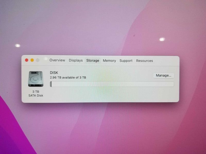 Apple iMac 27" Retina 5K 2015, i7-7600K CPU 4.0GHz 32GB RAM - 3TB