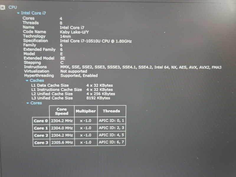 Lenovo ThinkPad P15s i7-10510U 32GB DDR4 Quadro 520 256GB NVMe  β Lap200