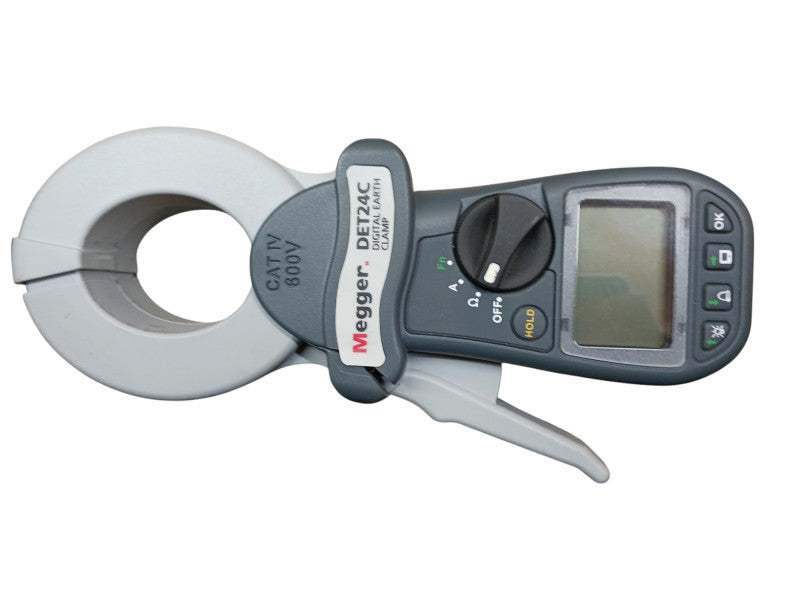 MEGGER DET24C Clamp On Digital Earth Tester, 1390 Hz CAR IV 600V