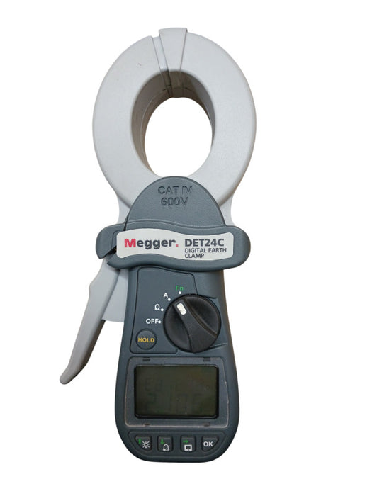 MEGGER DET24C Clamp On Digital Earth Tester, 1390 Hz CAR IV 600V