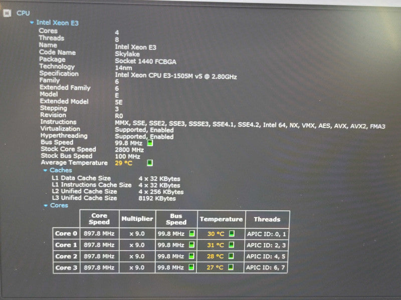 Lenovo ThinkPad P50 Xeon E3-1505M 32GB DDR4 Quadro M2000M 256GB SSD  β Lap200