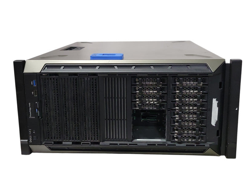 Dell PE T440, 1x Xeon Gold 5118 2.30GHz 64GB DDR4 2x 1100W PSU No RAID, SEE _