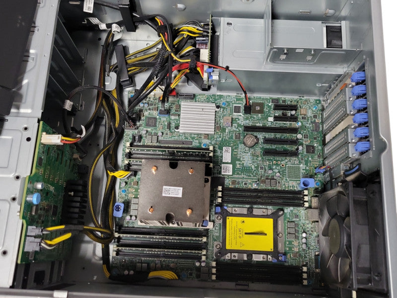 Dell PE T440, 1x Xeon Gold 5118 2.30GHz 64GB DDR4 2x 1100W PSU No RAID, SEE _