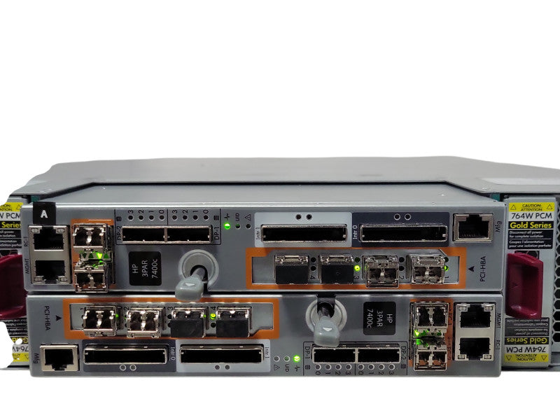 HP 3PARA-SV1009 24-Bay Storage Array w/ x2 3PAR 7400c Controllers _