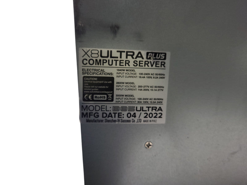 OCTOMINER X8 Ultra Plus miner No PSU READ  $